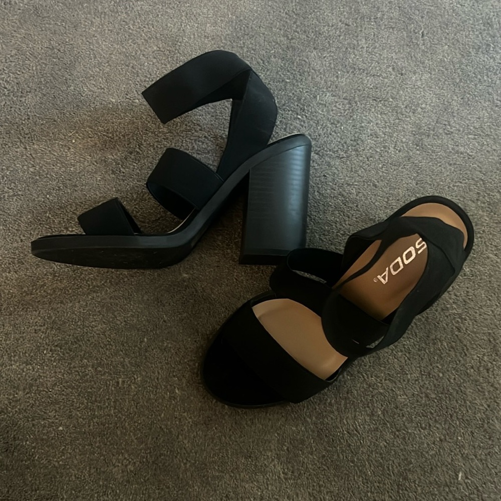 Back 3.5 inch platform sandals